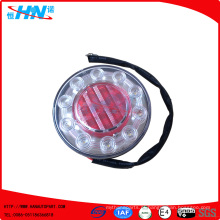 Branco-Vermelho 10 ~ 30V LED caminhão rodada cauda lâmpada para caminhão Tailer